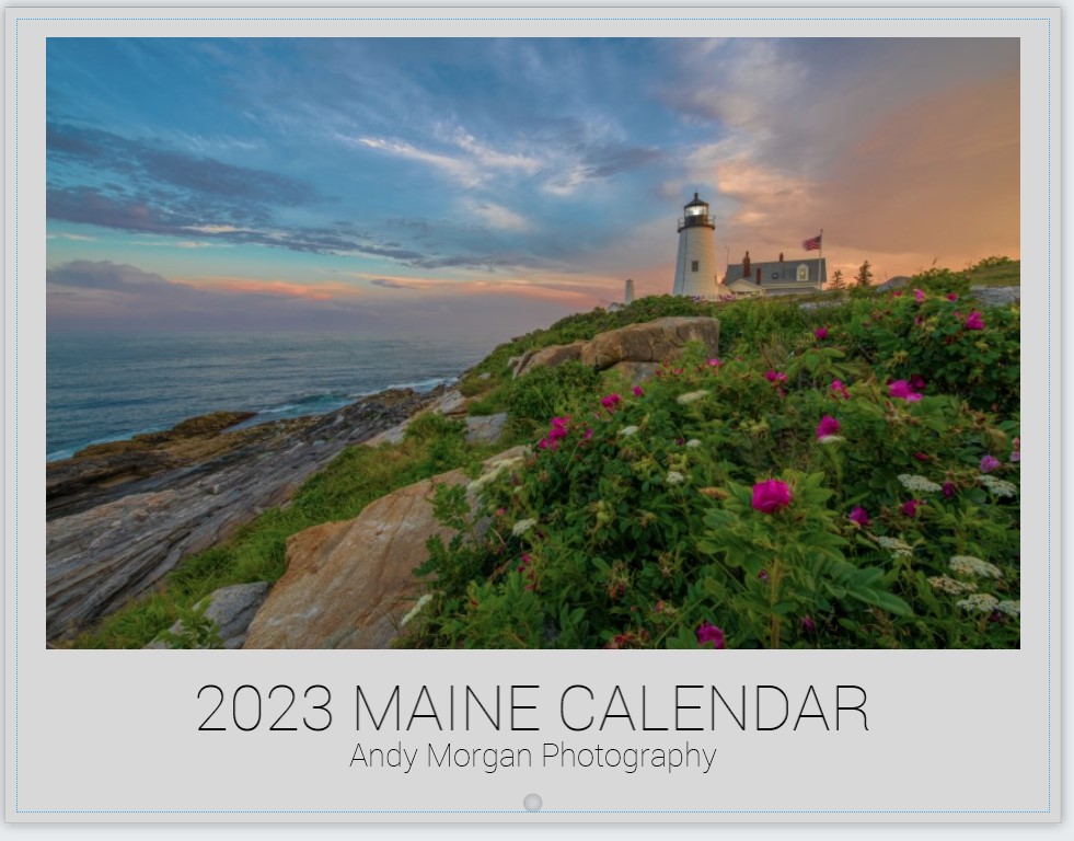2023 Maine Calendar Andy Photography